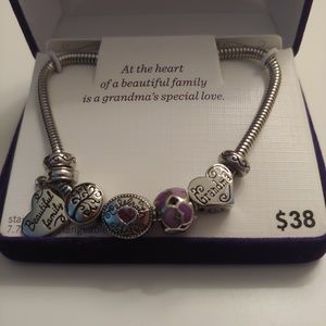 NWT Sterling Siver Beaded Bracelet